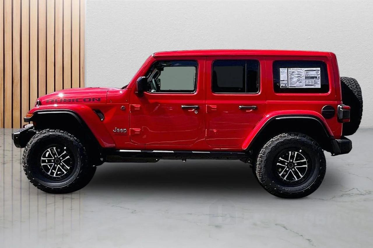 New 2026 Firecracker Red Clear-Coat Exterior Paint Jeep Rubicon X image 5