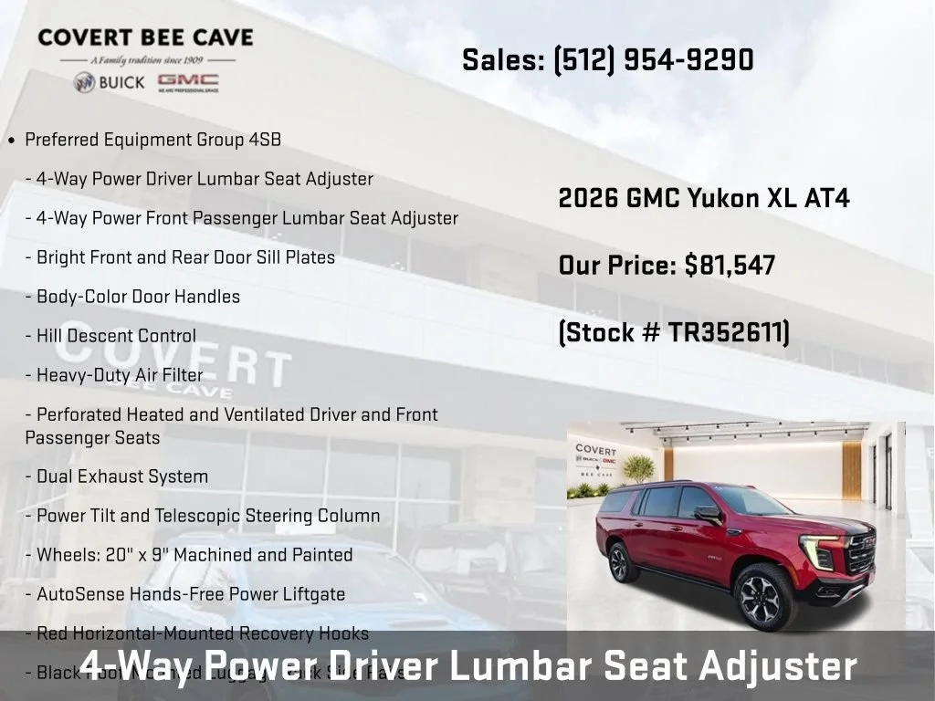 New 2026 Volcanic Red Tintcoat GMC AT4 image 9