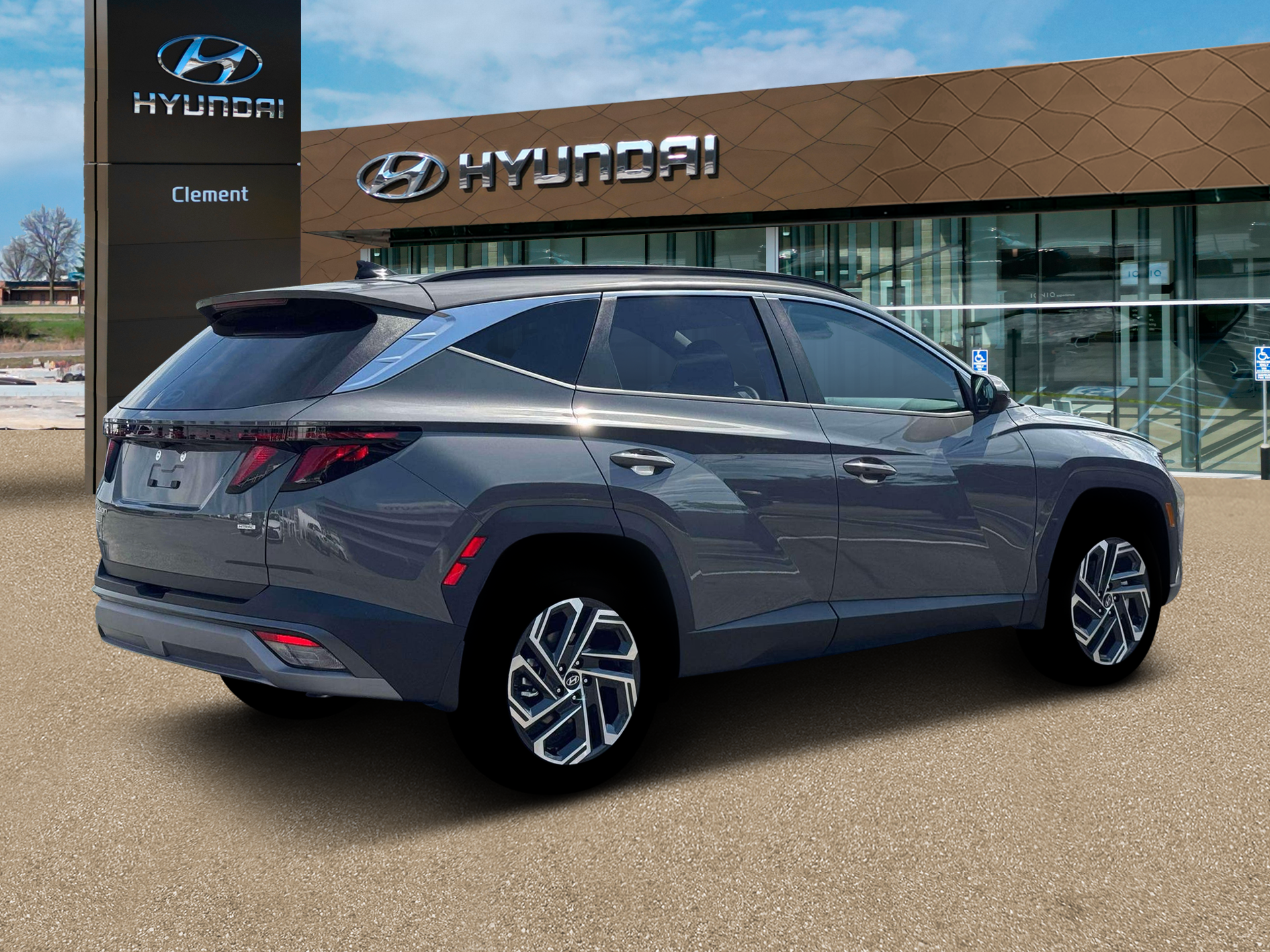 New 2026 Gray Hyundai SEL Plus AWD image 8