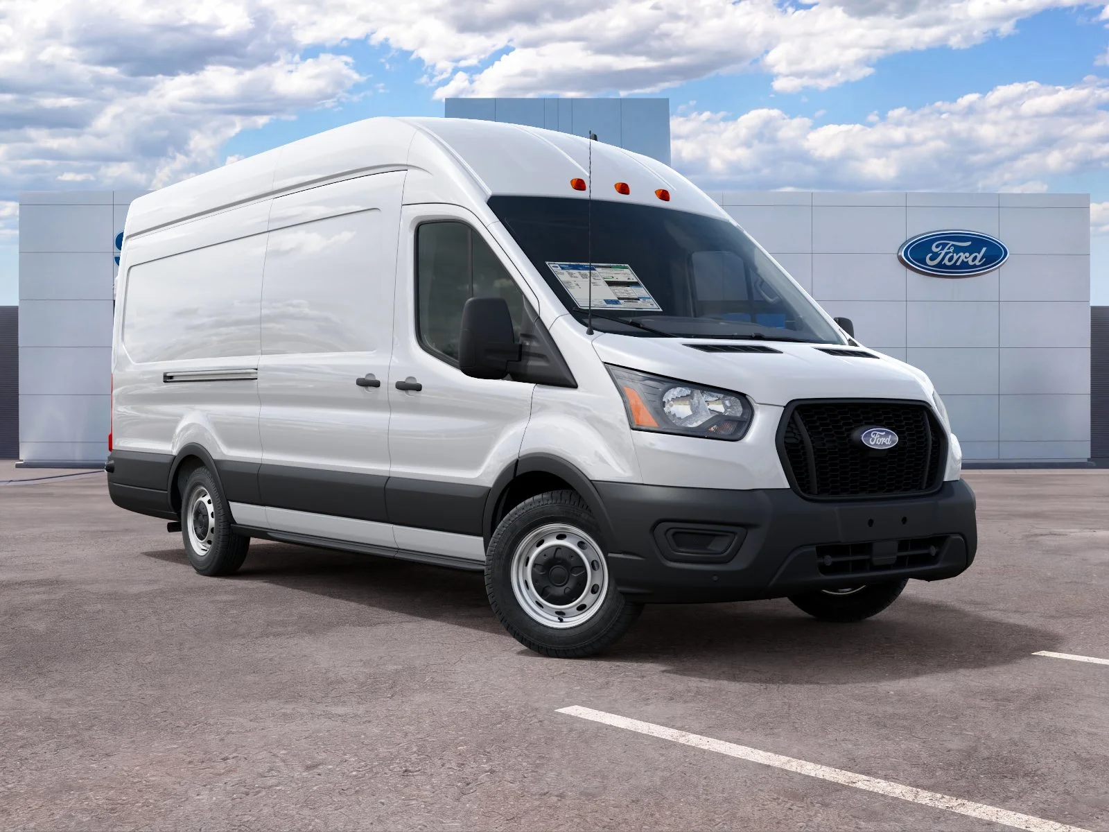 New 2027 Oxford White Ford Cargo Van image 1