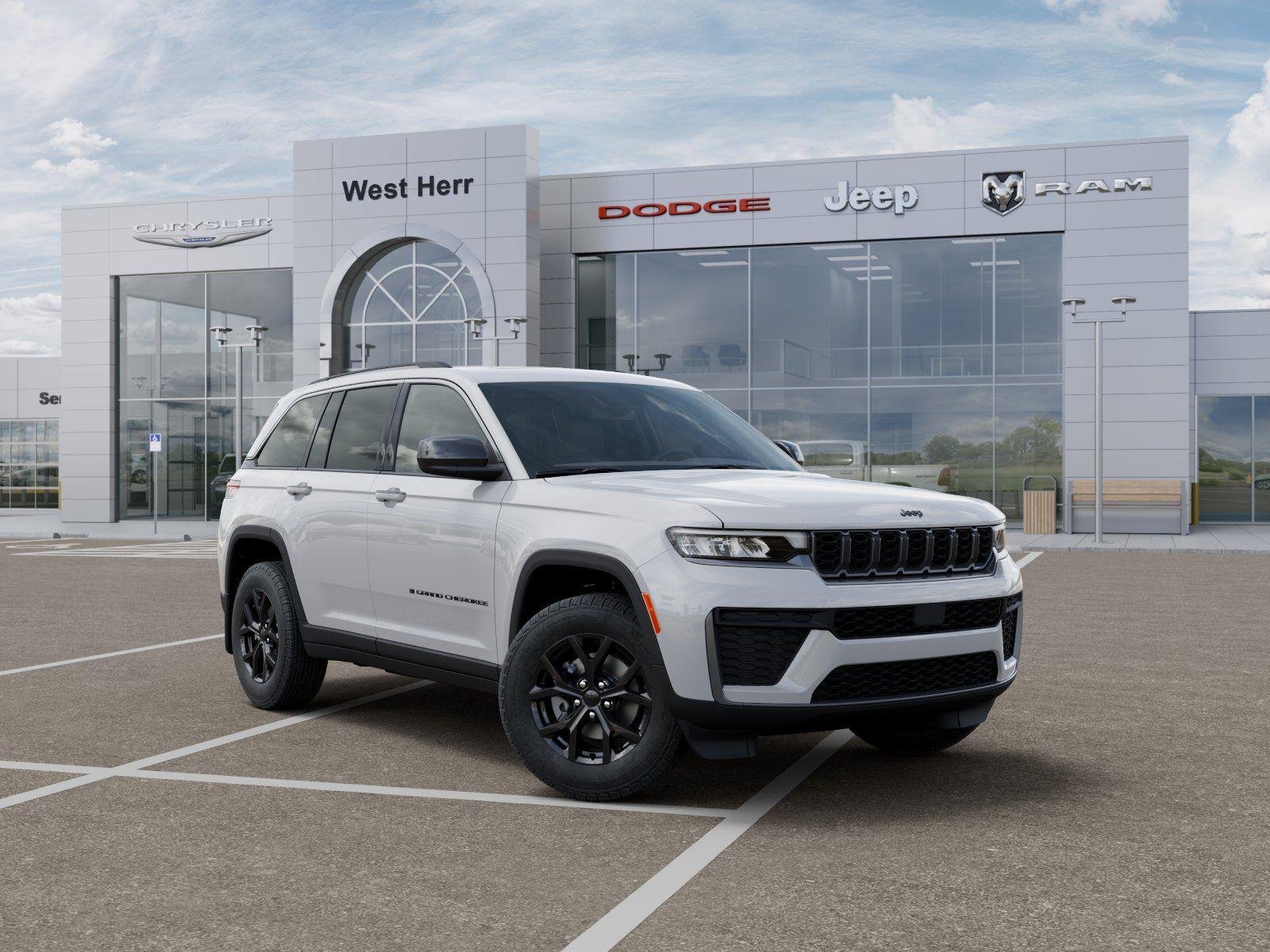 Used 2026 Bright White Clear-Coat Exteri Jeep GRAND CHEROKEE LAREDO ALTITUDE image 5