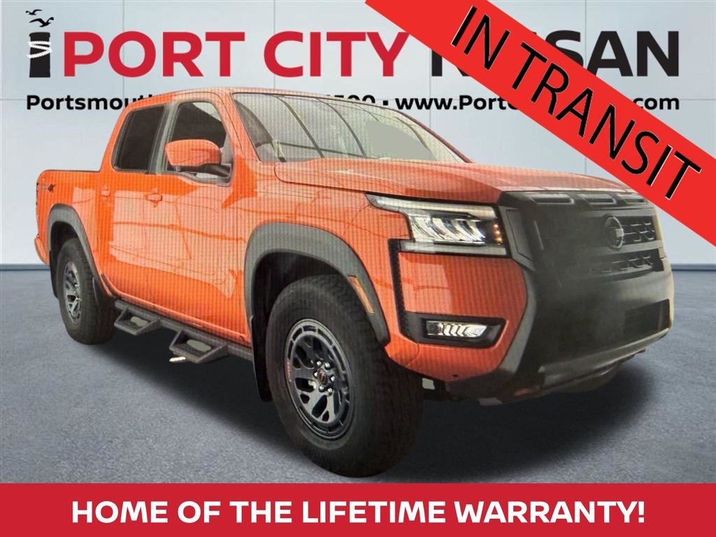 Used 2025 AFTERBURN Orange Nissan PRO-4X W/LEATHER, SUNROOF & ONLY 5k MILES! image 1