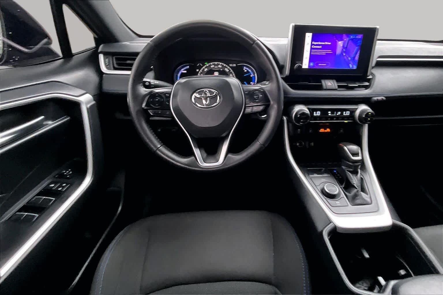 Used 2025 Midnight Black Metallic Toyota Hybrid SE image 6