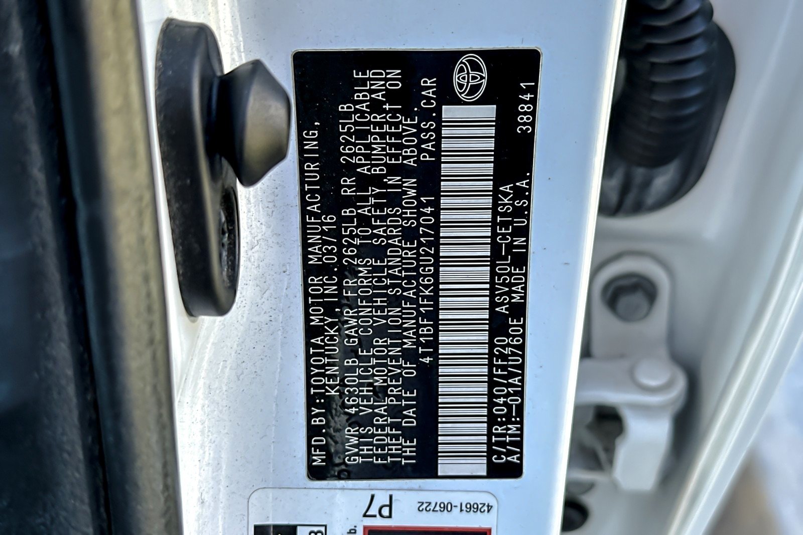 Certified Used 2016 Super White Toyota SE image 25