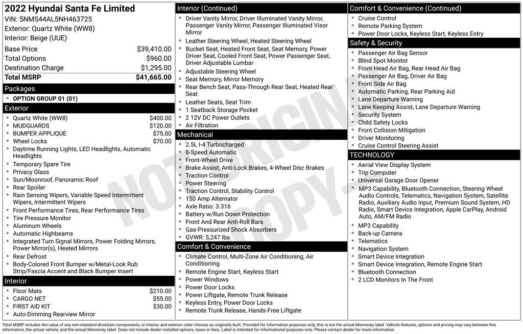 Used 2022 Gray Hyundai Limited image 4