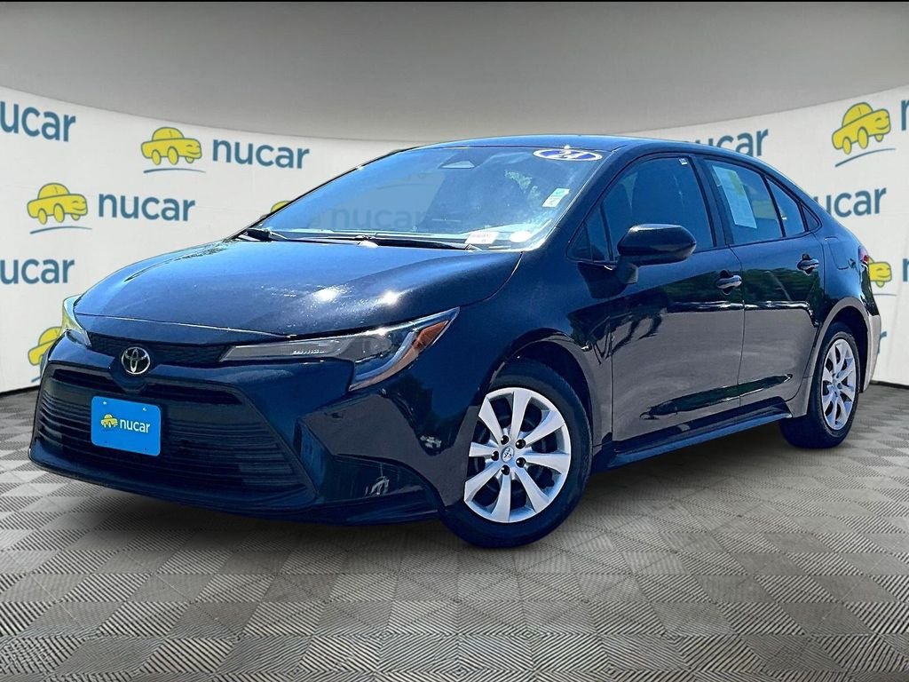 Used 2024 Black Toyota LE image 3