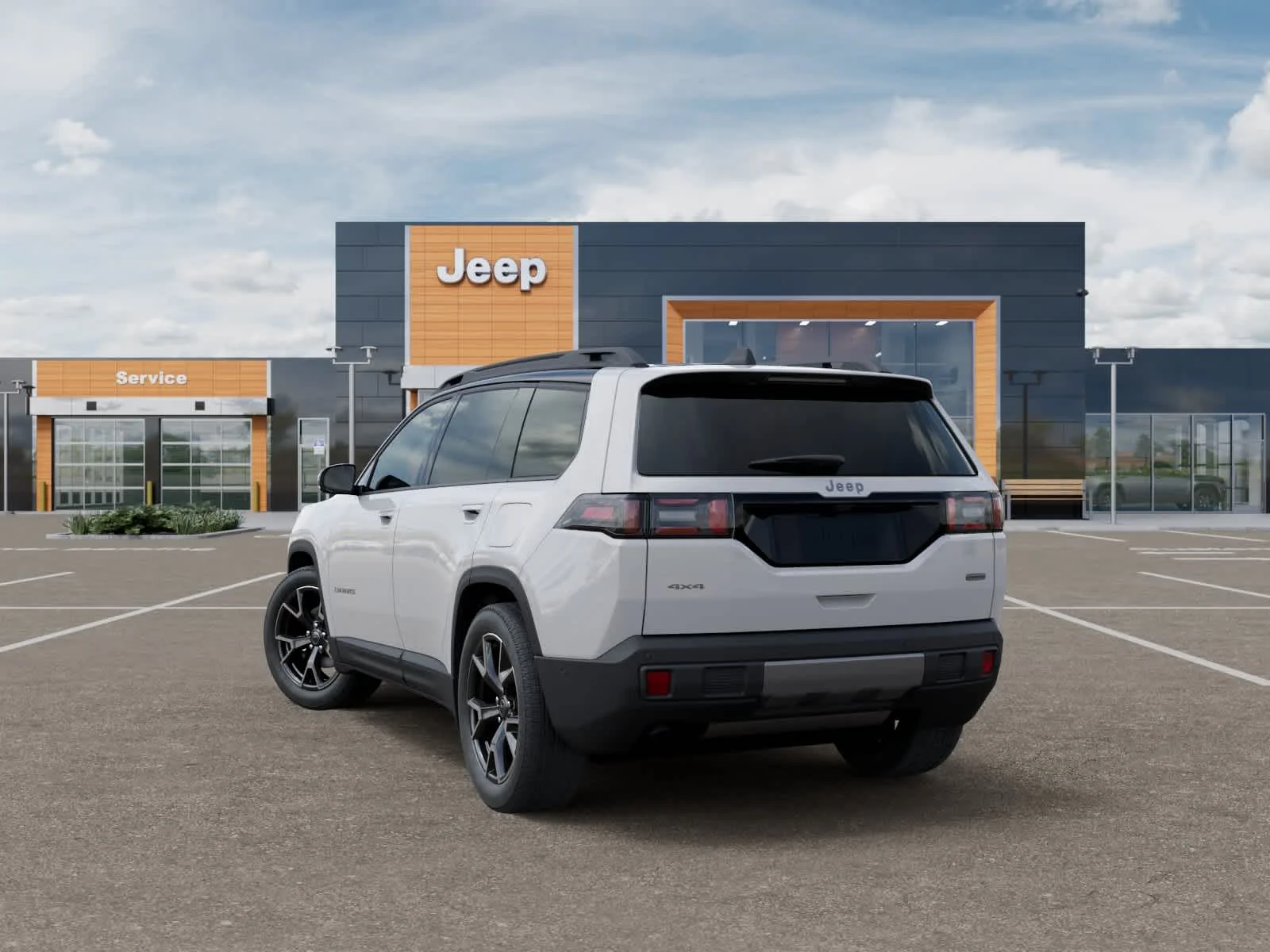 New 2026 Bright White Clearcoat Jeep Overland image 3