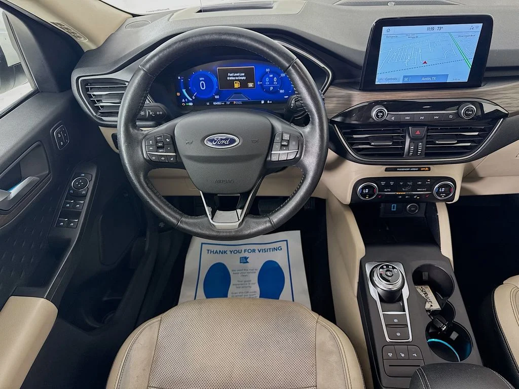 Used 2020 White Metallic Ford Titanium image 29