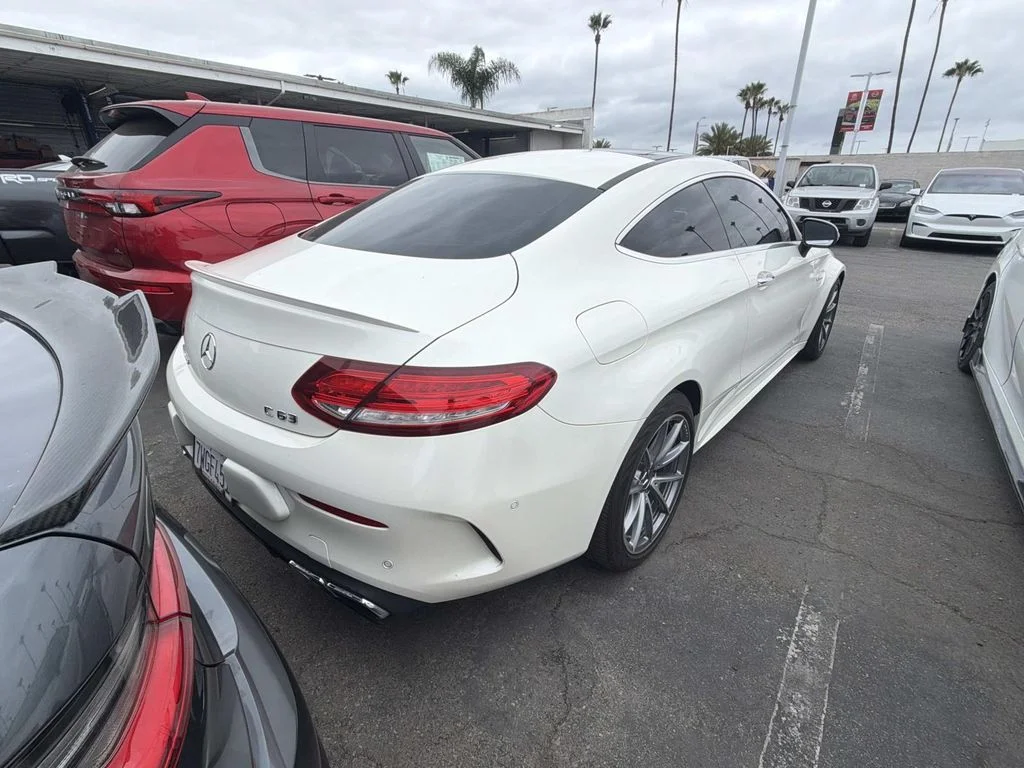 Used 2017 DIAMOND WHITE Mercedes-Benz C63 AMG® image 3