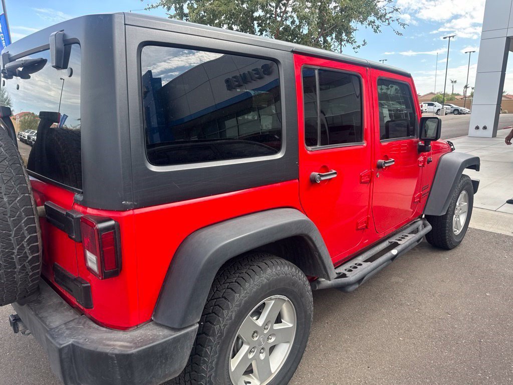 Used 2016 Firecracker Red Clearcoat Jeep Sport image 3