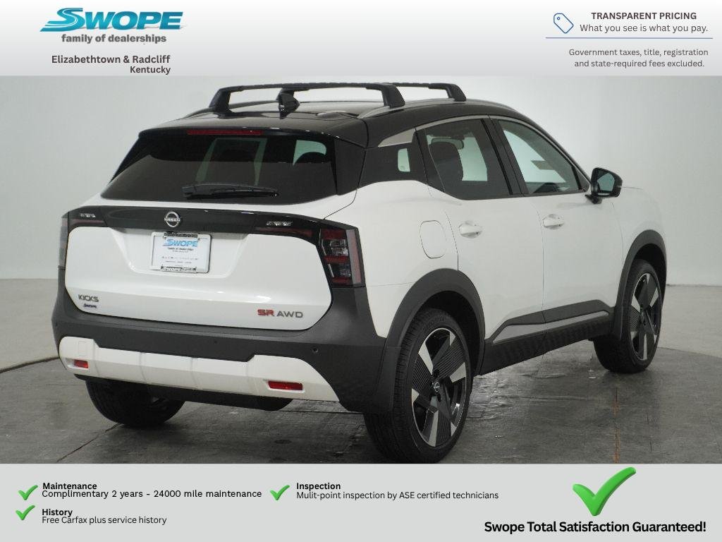 New 2026 Aspen White TriCoat / Super Black Two-tone Nissan SR image 4