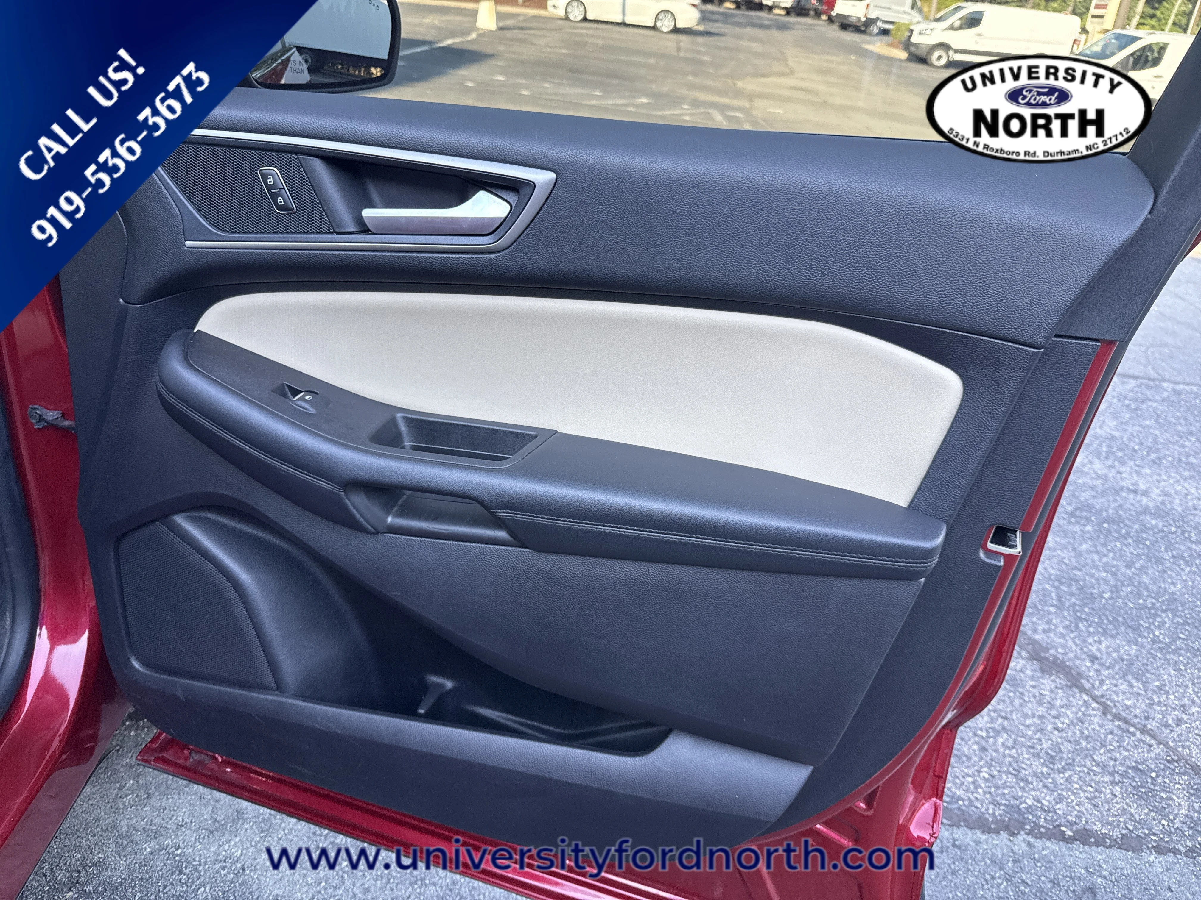 Used 2021 Rapid Red Metallic Tinted Clearcoat Ford SEL image 37