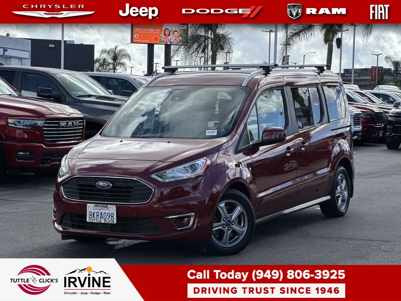 Used 2019 Kapoor Red Metallic Ford Titanium image 1