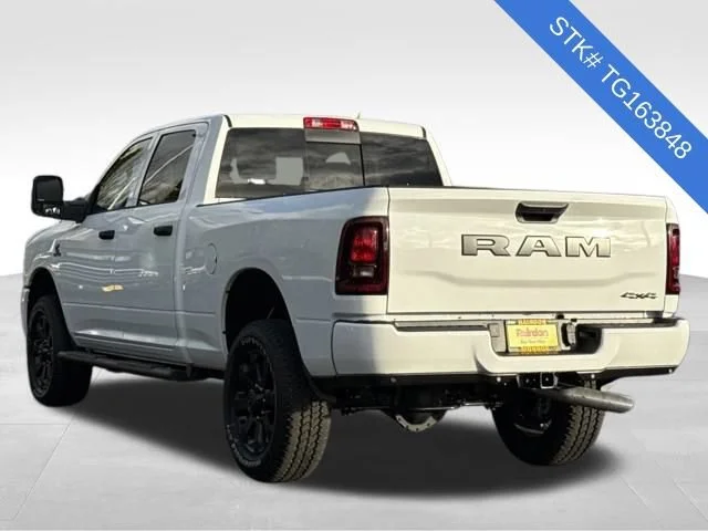 New 2026 Bright White Clearcoat Ram Black Express image 4