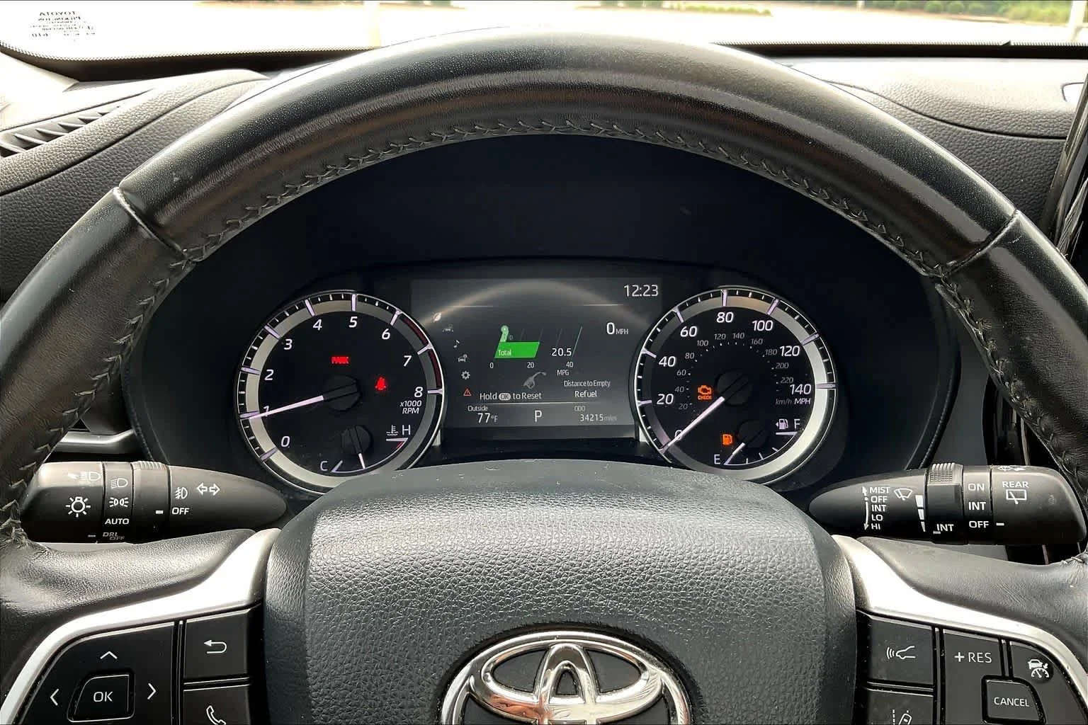 Used 2023 Midnight Black Metallic Toyota LE image 25