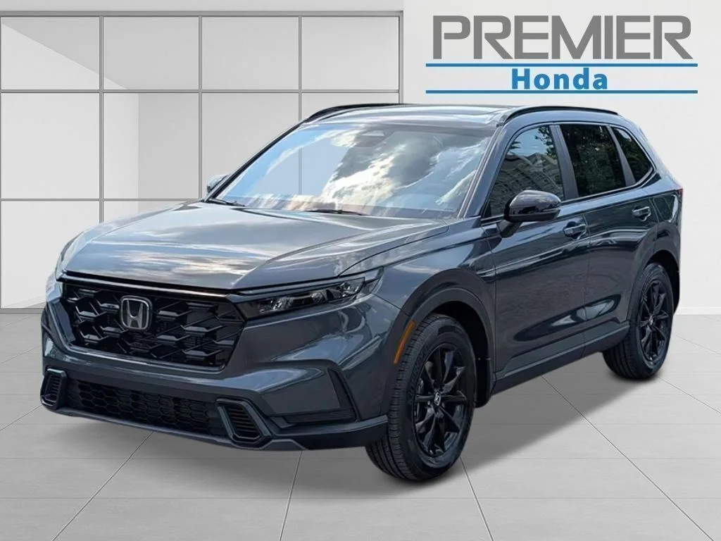 New 2026 Meteorite Gray Metallic Honda 2WD Sport Hybrid image 1