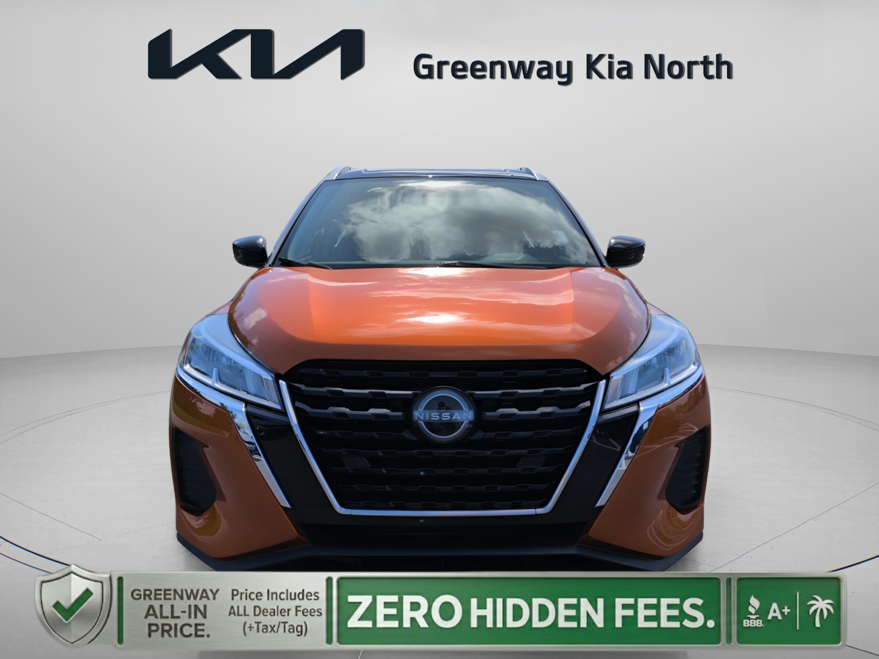 Used 2024 Monarch Orange Metallic/Super Black Nissan SV image 3