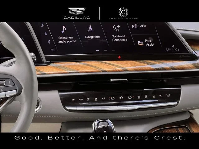 Used 2023 Crystal White Tricoat CADILLAC Premium Luxury Platinum image 19