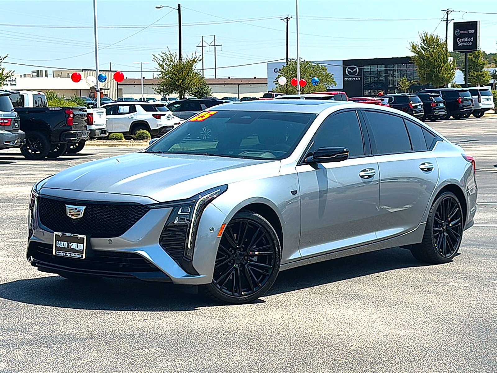 Used 2025 Argent Silver Metallic Cadillac Premium Luxury image 2