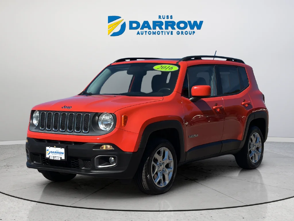 Used 2016 Orange Jeep Latitude image 1