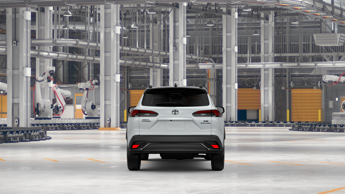 New 2026 Wind Chill Pearl with Jet Black roof Toyota Hybrid XSE image 8