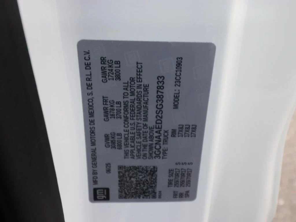 Certified Used 2025 White Chevrolet WT image 20