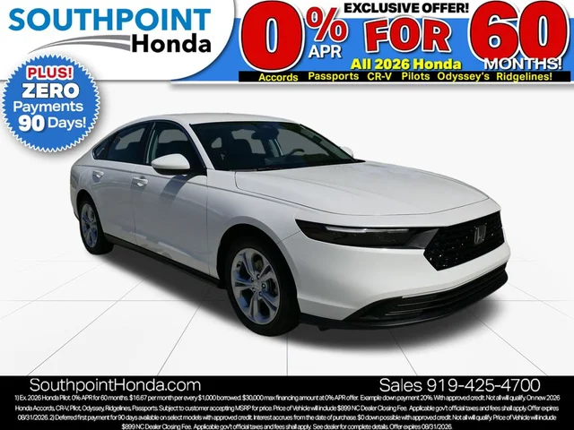 2026 Honda Accord LX