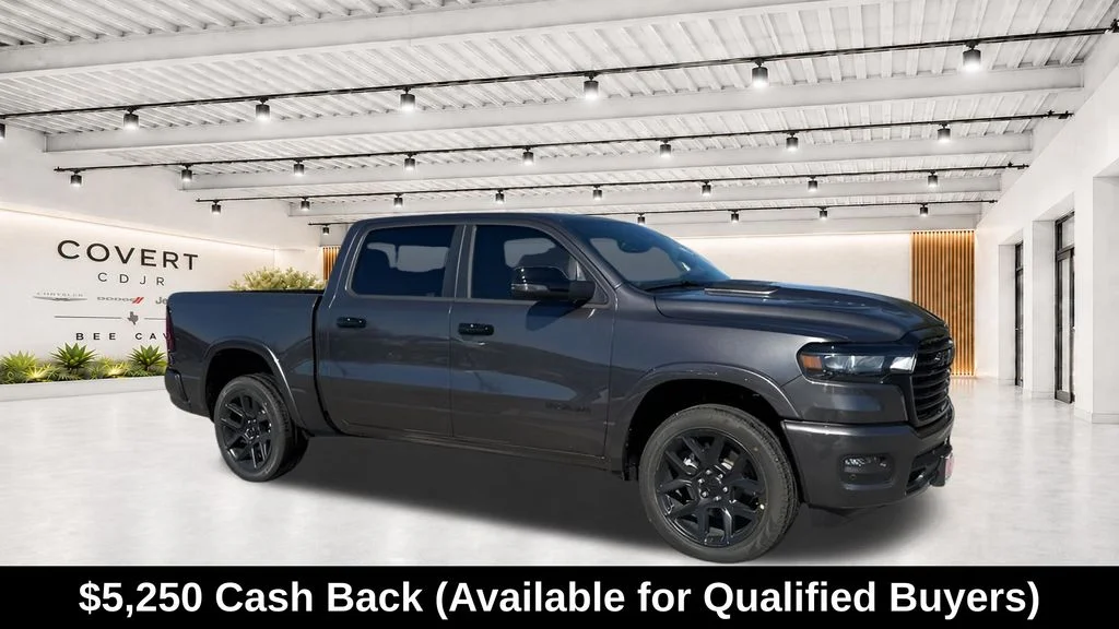 New 2026 Granite Crystal Metallic Clear-Coat Exterior Paint RAM Laramie image 1