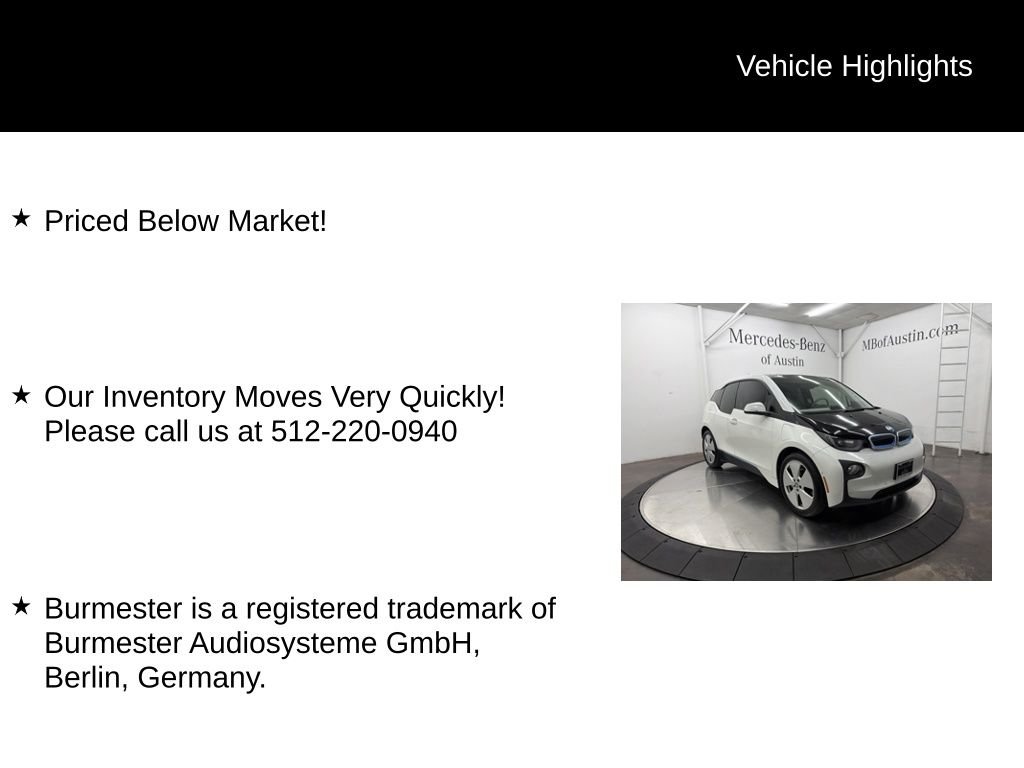 Used 2014 White BMW with Range Extender image 6