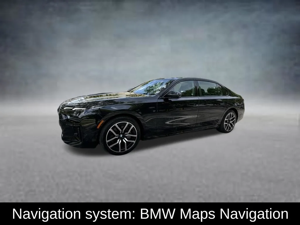 Certified Used 2025 Black BMW 740i xDrive image 3