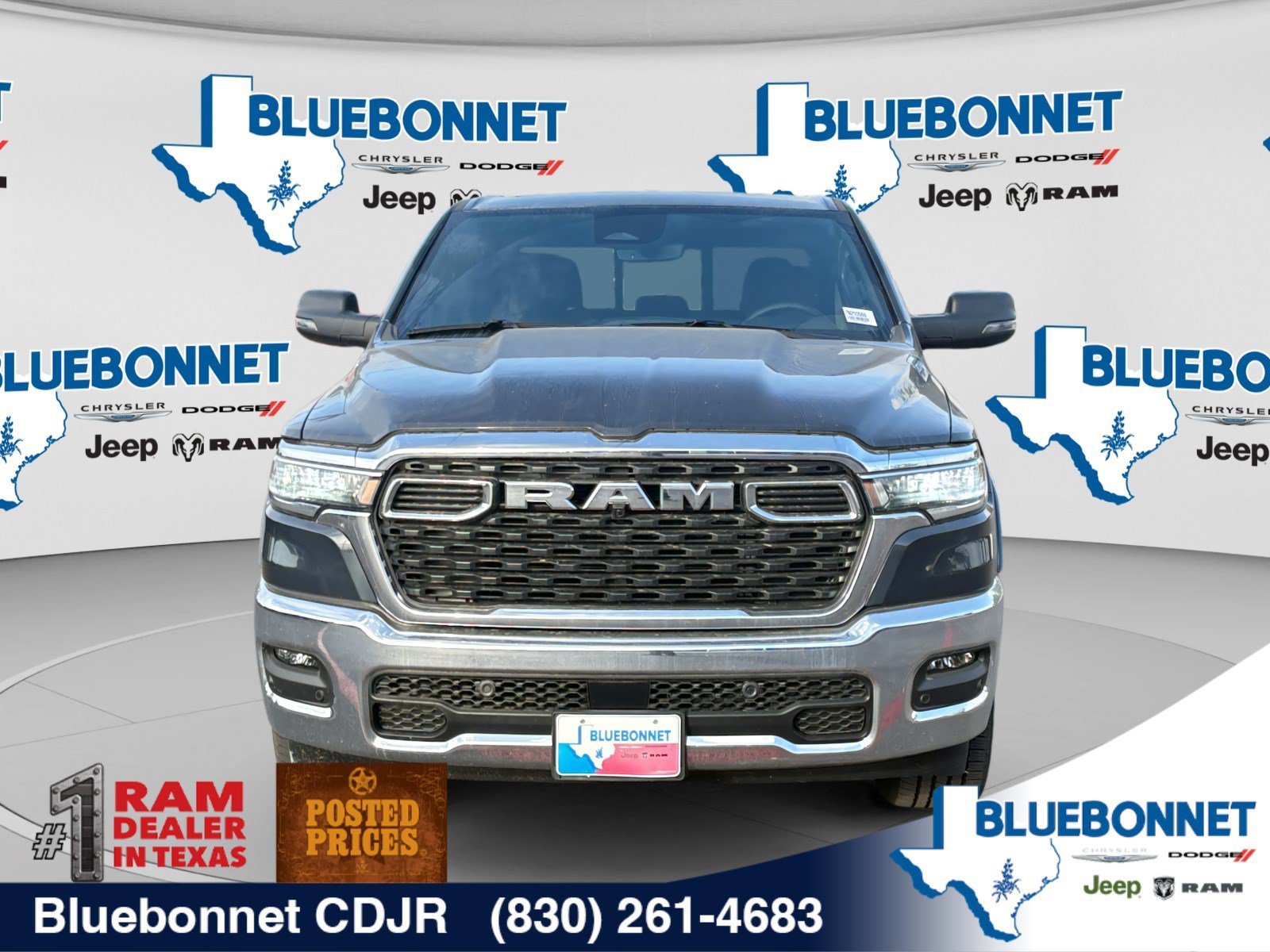 New 2026 Forged Blue Metallic Exterior Paint RAM Lone Star image 2