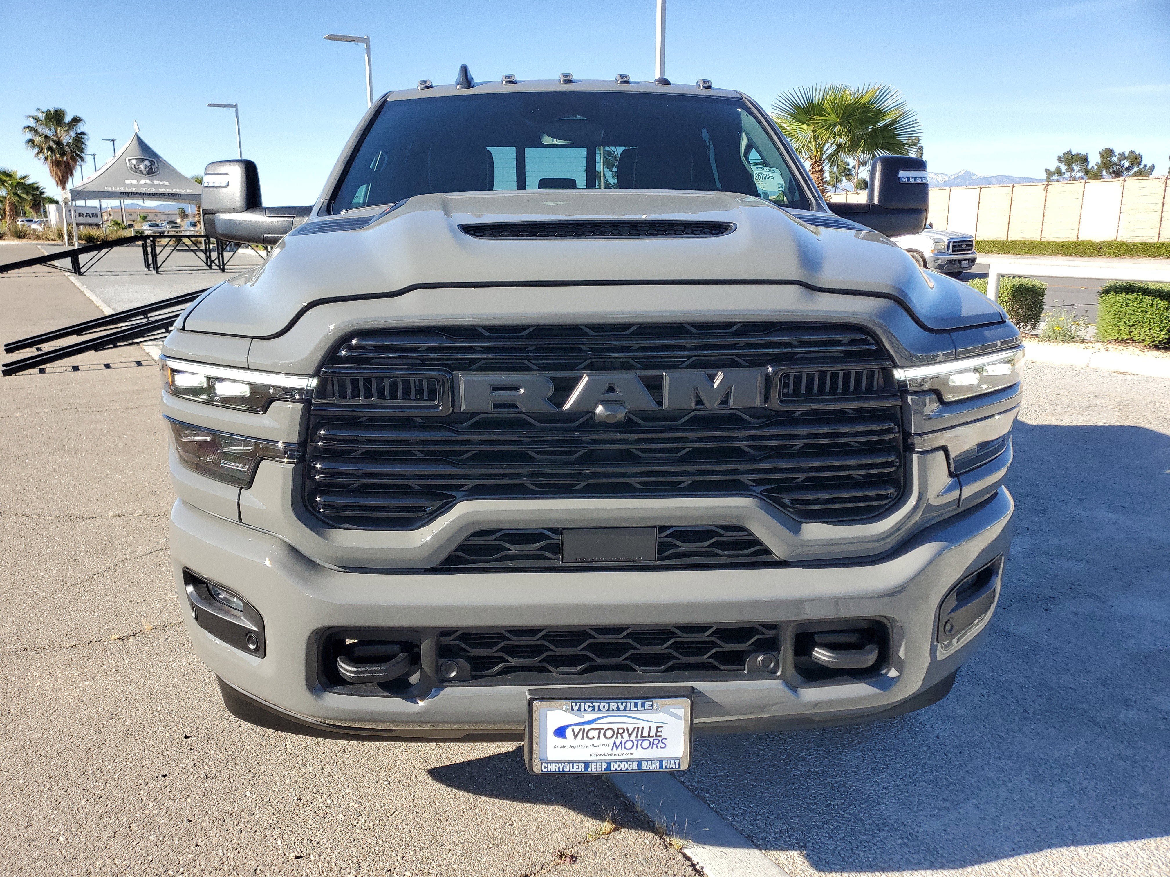 New 2026 Ceramic Gray Clear-Coat Exterior Paint RAM Laramie image 9
