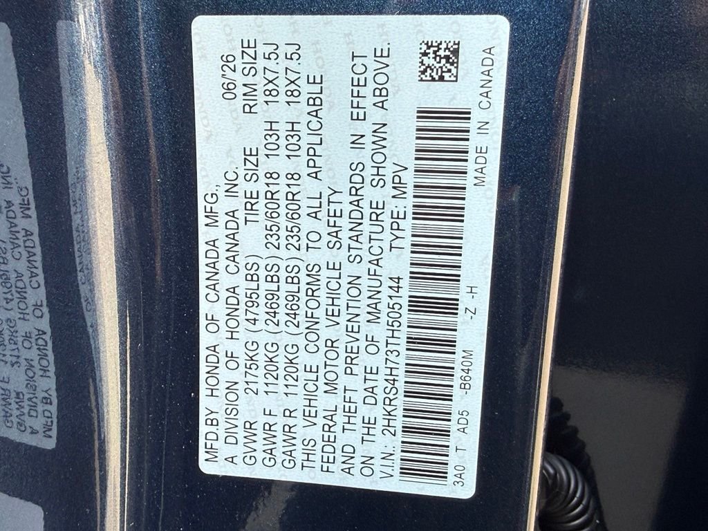 Certified Used 2026 Canyon River Blue Metallic Honda AWD EX-L image 28