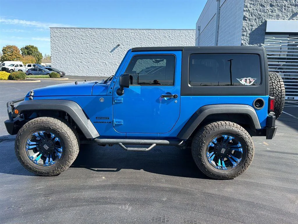 Used 2015 Hydro Blue Pearl Coat Jeep Sport image 5
