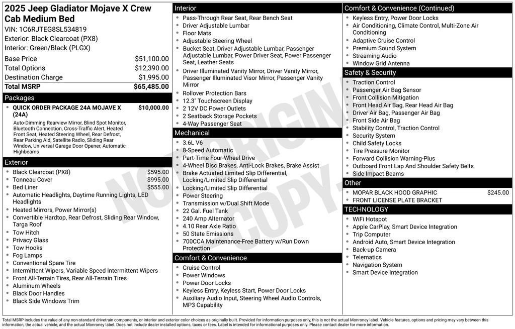 Used 2025 Black Jeep Mojave image 31