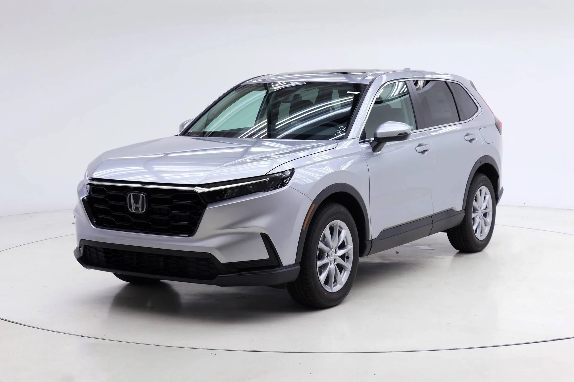 New 2026 Solar Silver Metallic Honda EX image 1
