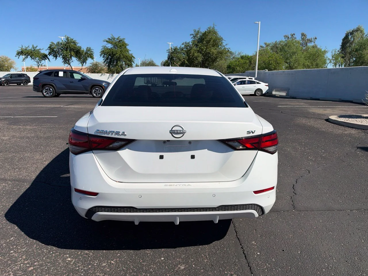 Used 2024 Aspen White Tricoat Nissan SV image 5