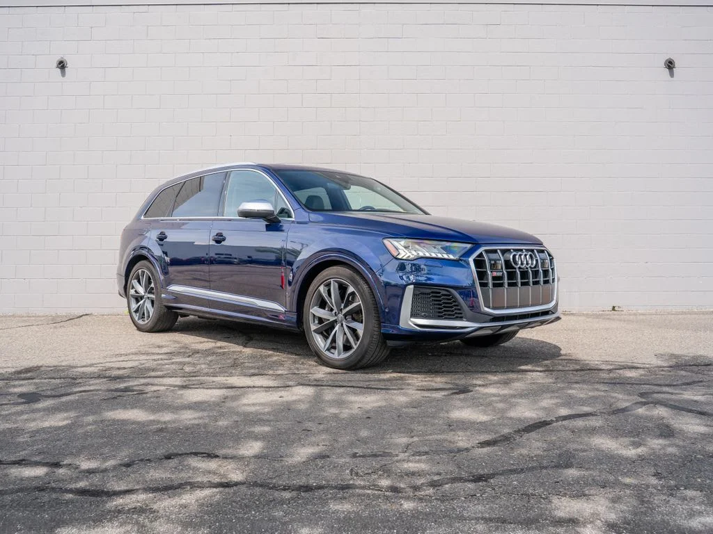 Used 2020 Blue Audi Premium Plus image 9