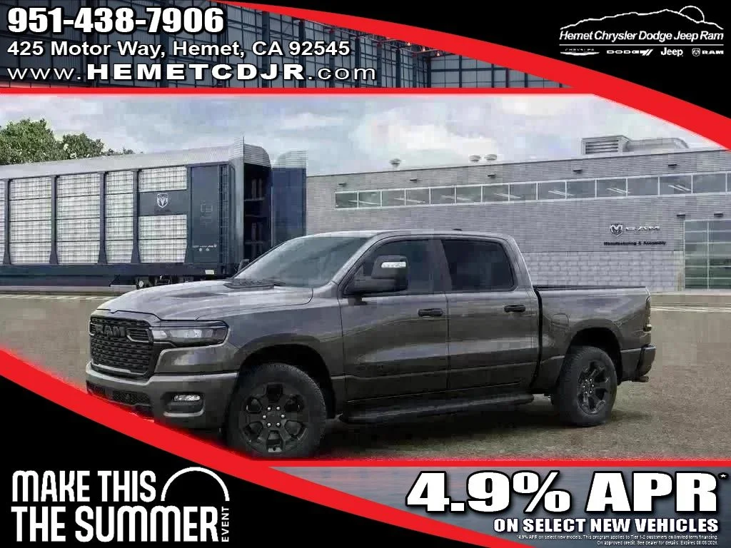 New 2026 Granite Crystal Metallic Clear-Coat Exterior Paint RAM Black Express image 1