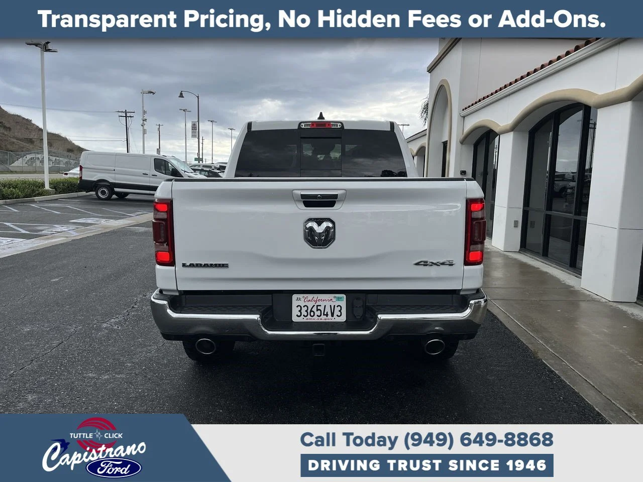 Used 2022 Bright White Clearcoat Ram Laramie image 14