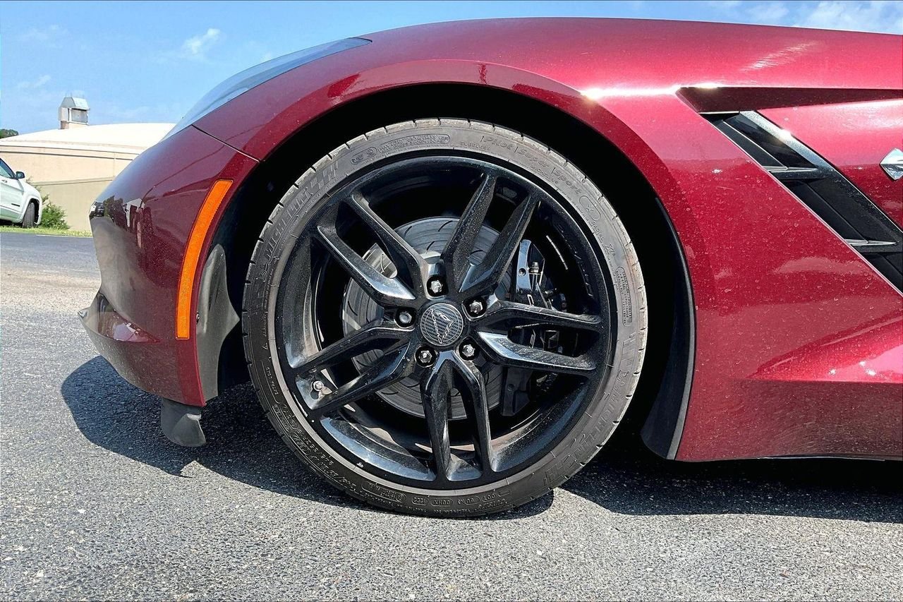 Used 2017 Long Beach Red Metallic Tintcoat Chevrolet Stingray Z51 image 2