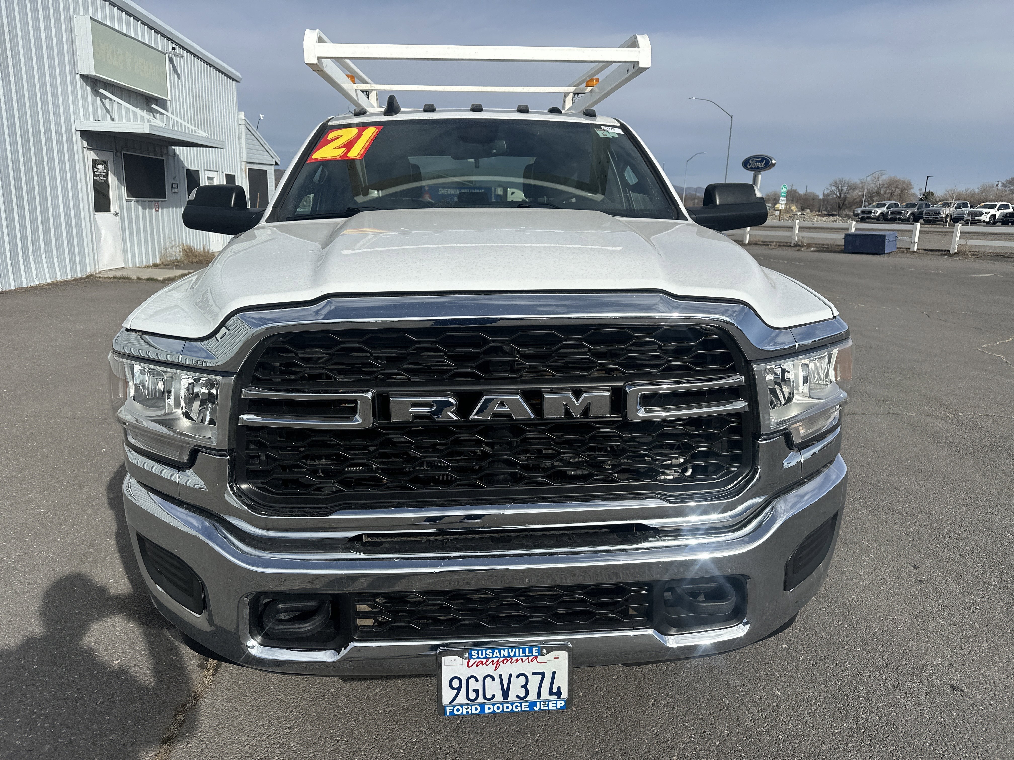 Used 2021 Bright White Clearcoat Ram Tradesman image 8