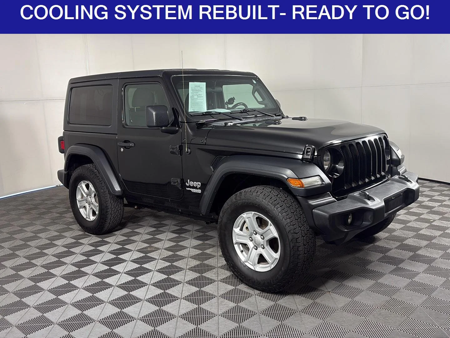 Used 2020 Black Clearcoat Jeep Sport S image 2