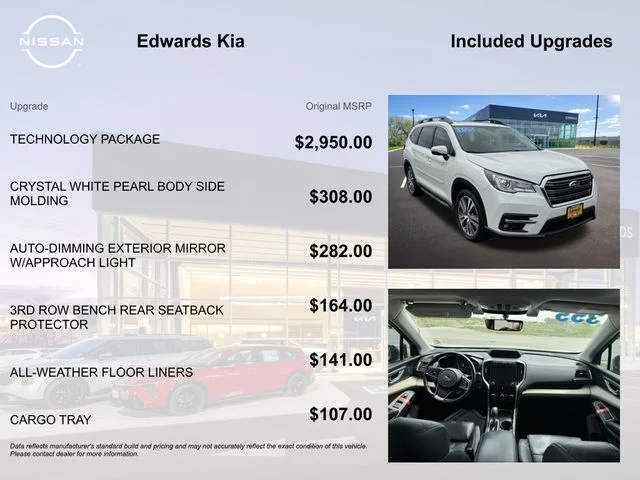 Used 2022 White Subaru Limited image 7