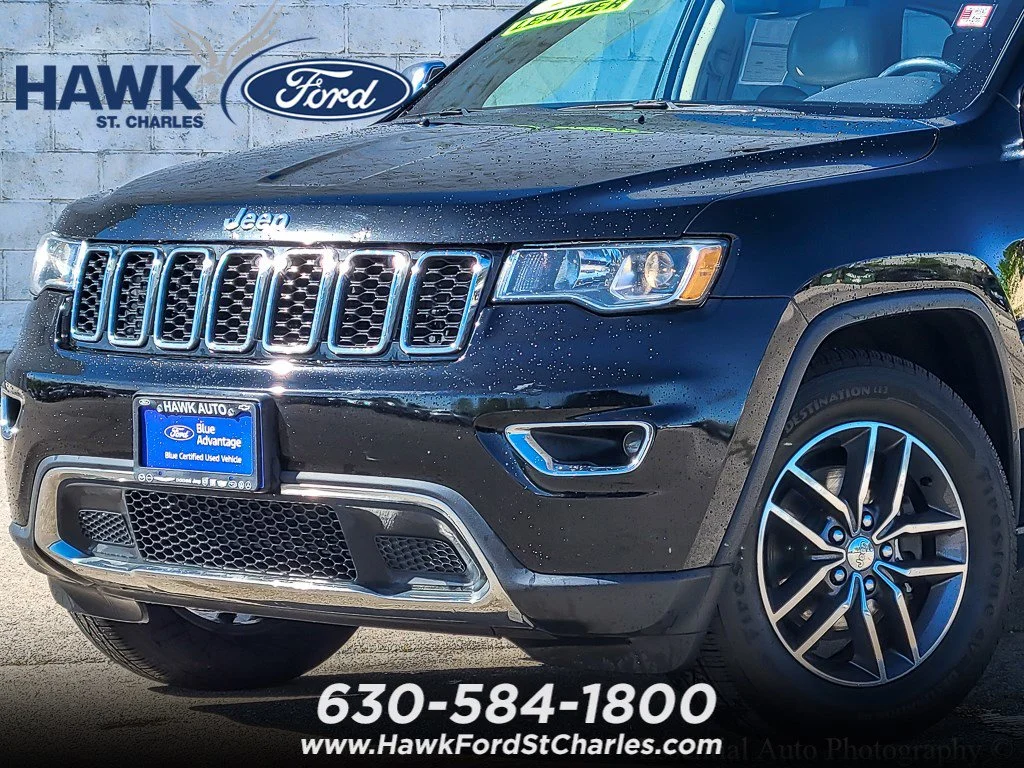 Certified Used 2018 Diamond Black Crystal Pearlcoat Jeep Limited image 1