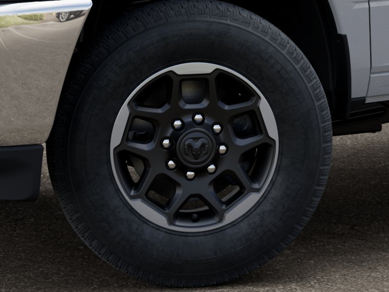 New 2025 Bright White Clear-Coat Exterior Paint RAM Laramie image 30