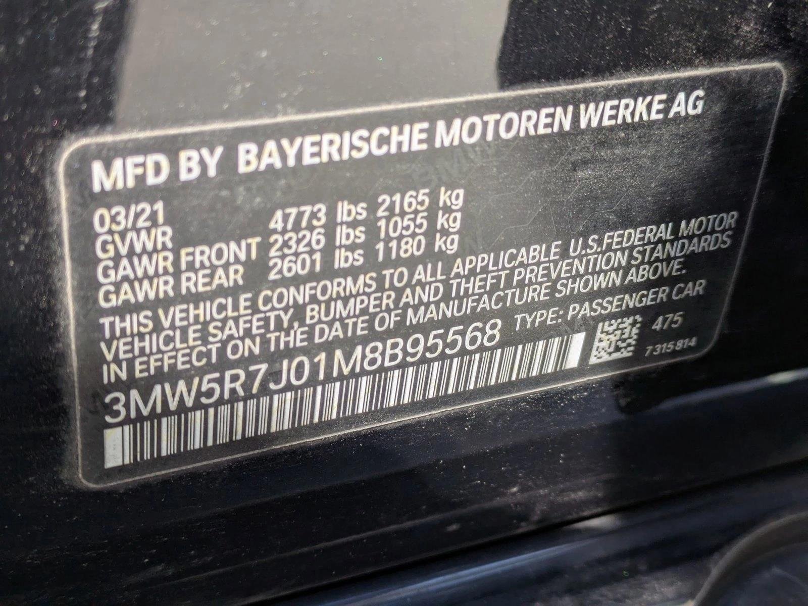 Used 2021 Black Sapphire Metallic BMW 330i xDrive image 16