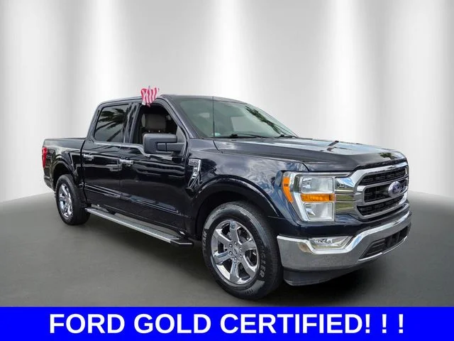 Certified Used 2023 Blue Metallic Ford XLT image 7