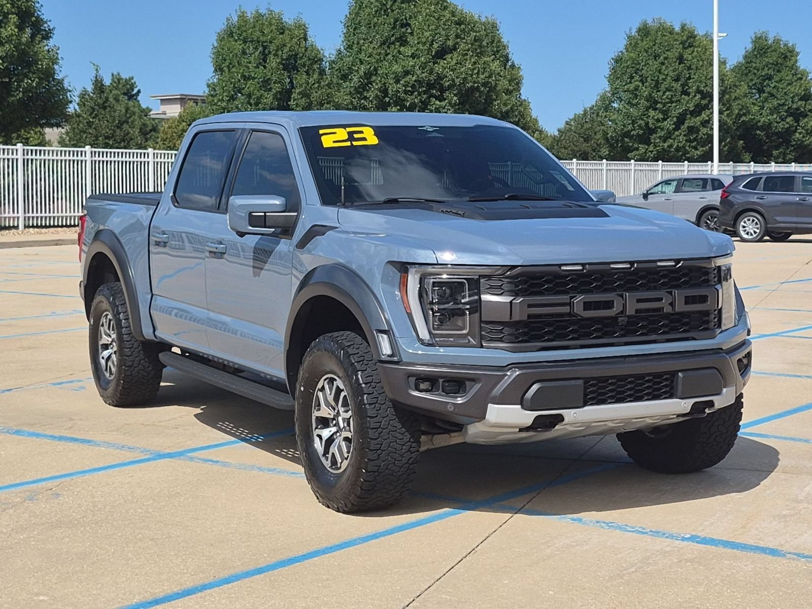 Used 2023 Azure Gray Metallic Ford Raptor 4WD image 4