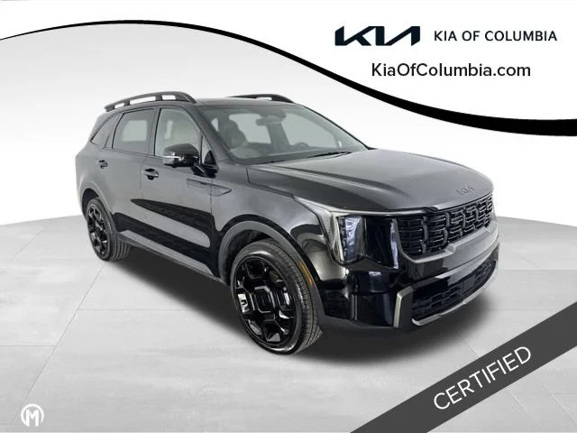 Used 2025 Black Kia X-Line SX Prestige image 1